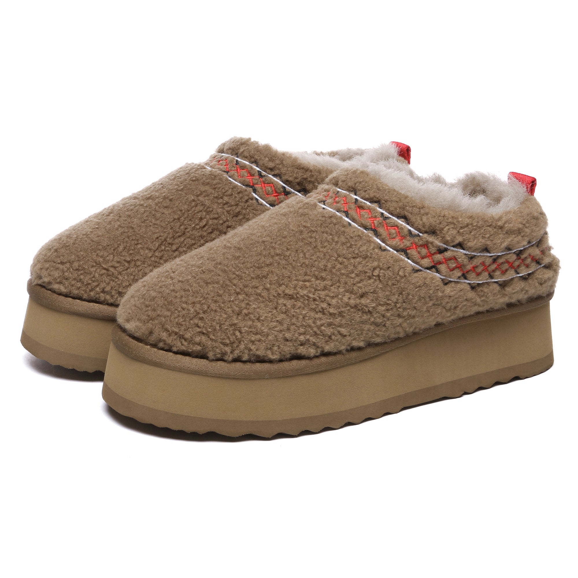EverUgg PlushCozy Platform UGG slippers for women with soft, fluffy interior and thick sole, ideal for comfort and indoor wear.