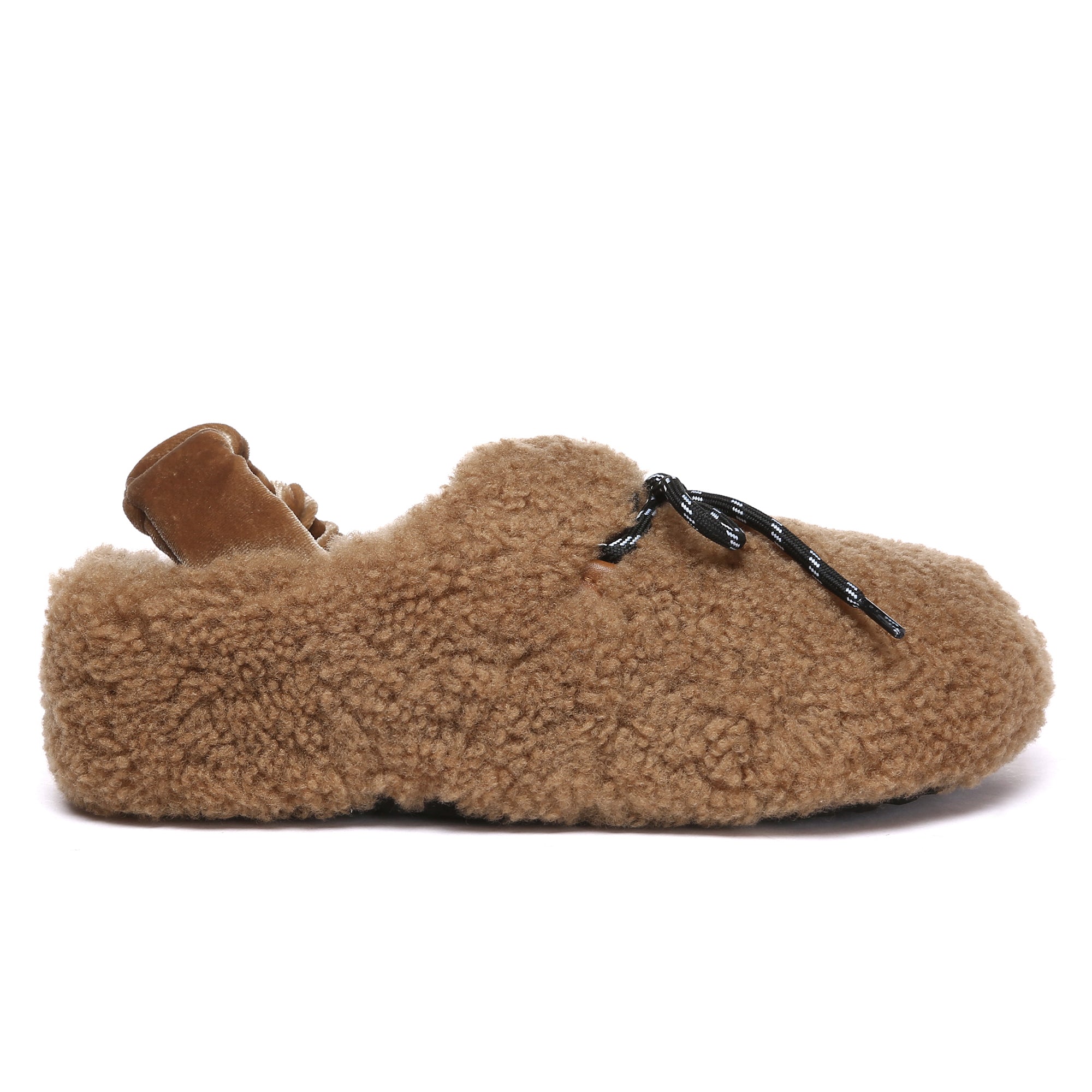 EverUgg PlushCozy slingback lace slippers for women with soft, plush material and stylish lace detailing.