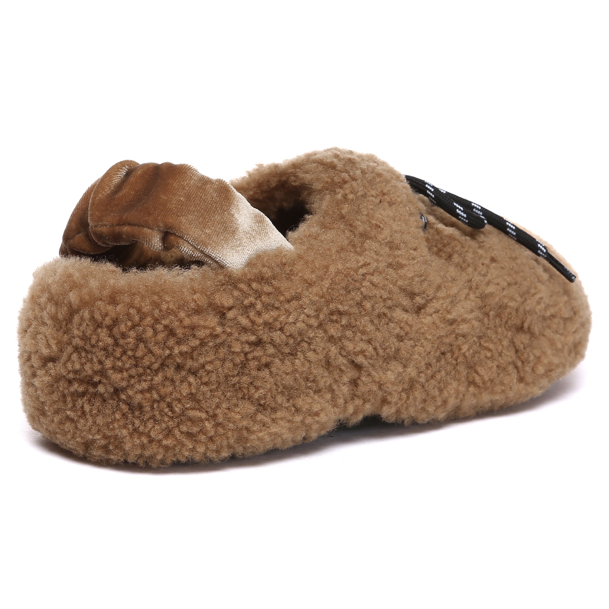 EverUgg PlushCozy slingback lace slippers featuring soft plush material and a comfortable slip-on design for women.
