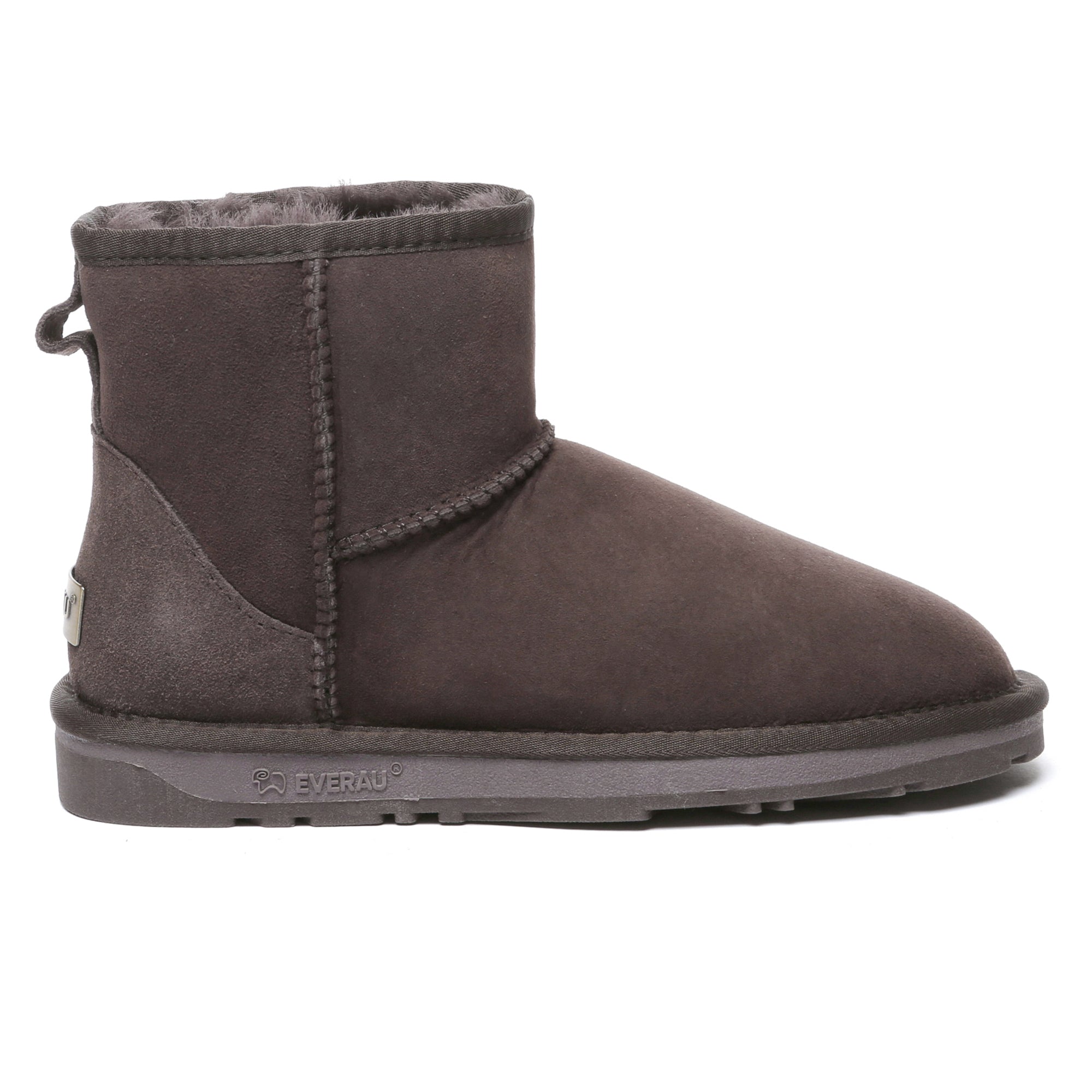 EverUgg Premium Mini Classic Sheepskin UGG Boots for women, showcasing cozy sheepskin lining and stylish short boot design.