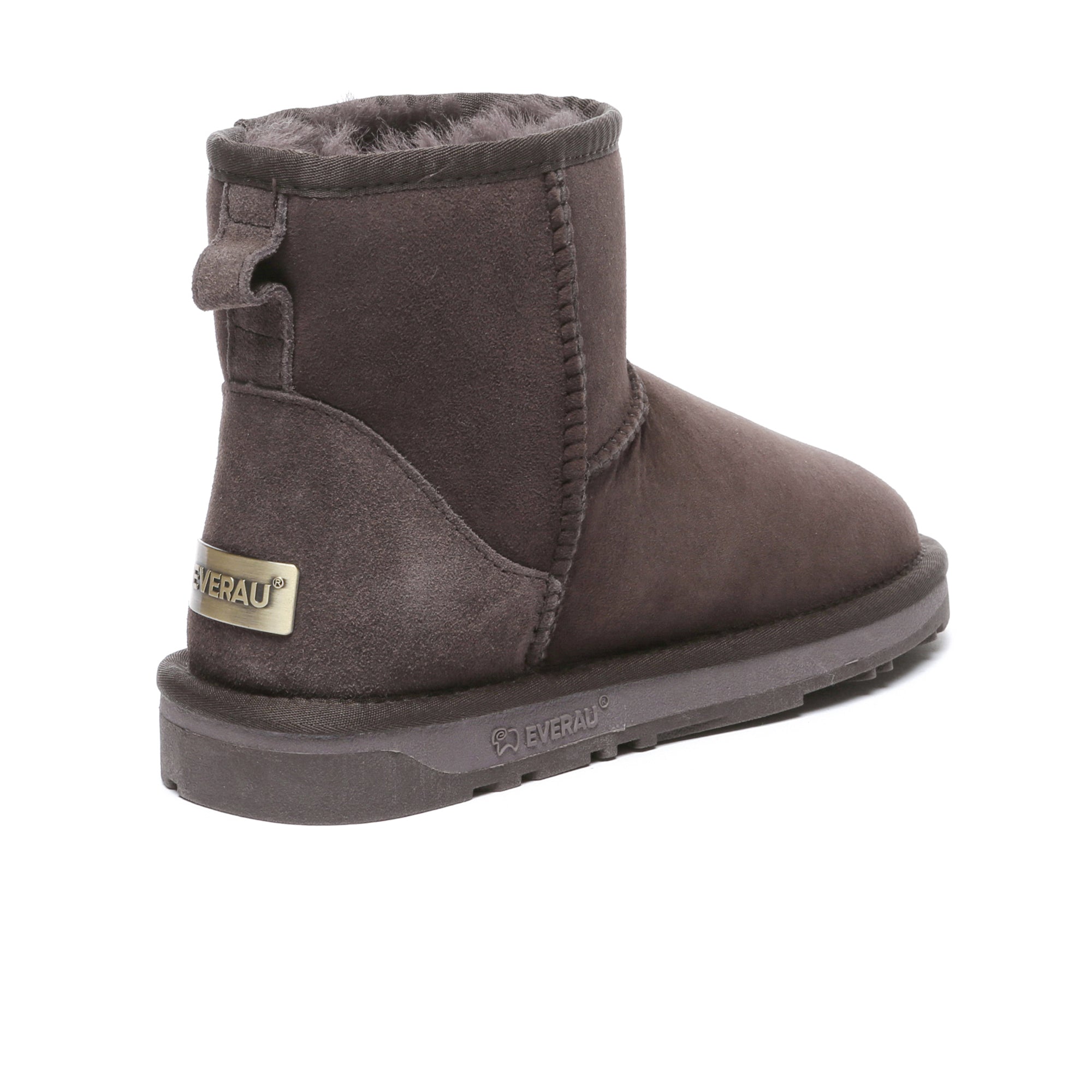 EverUgg Premium Mini Classic Sheepskin UGG boots for women, showcasing cozy sheepskin exterior and classic design.