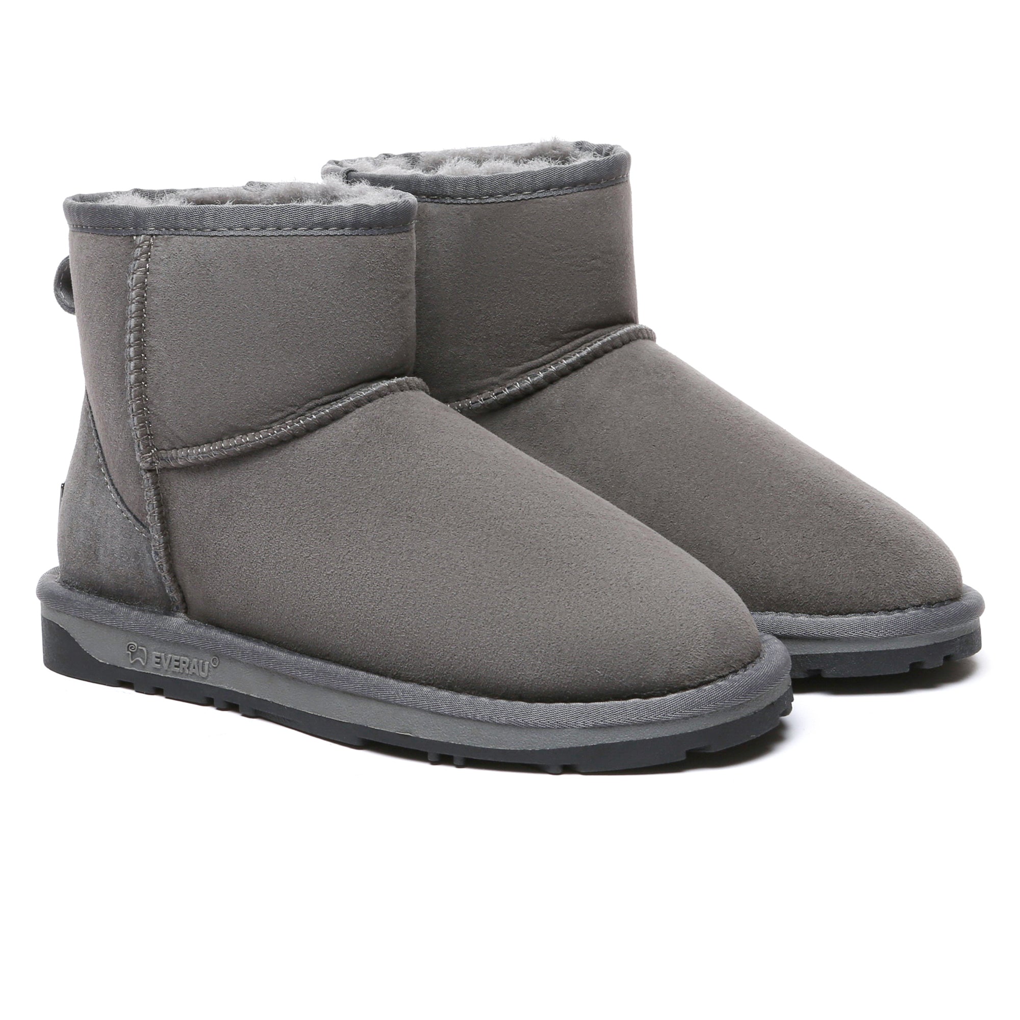 EverUgg premium mini classic sheepskin UGG boots for women, featuring soft sheepskin lining and stylish ankle-high design.