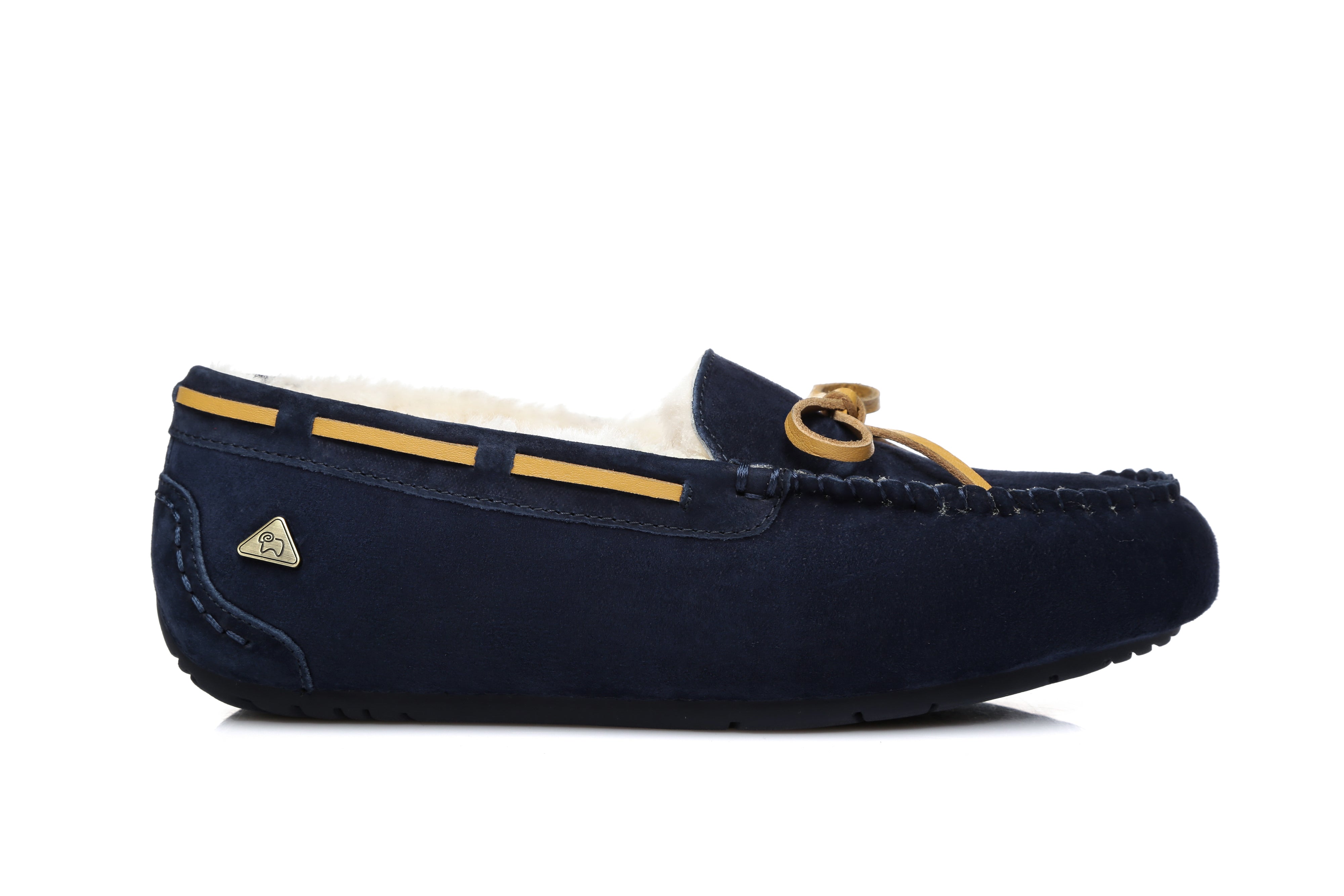 EverUgg women's moccasin with premium sheepskin insole, showcasing comfortable and stylish footwear design.