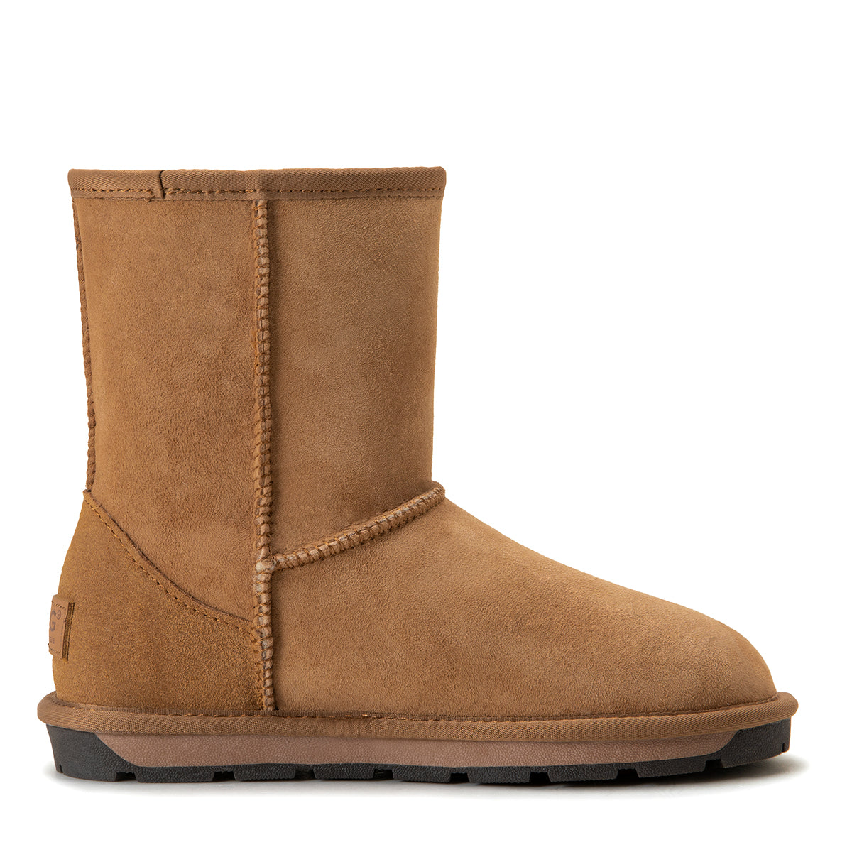 Auzland premium short classic Australian-made UGG boots for women, featuring soft sheepskin exterior and cozy interior.