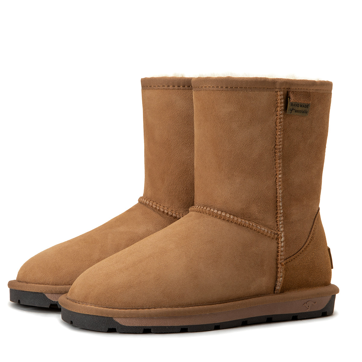 Australian-made Auzland premium short classic UGG boots for women, featuring soft sheepskin and a cozy, stylish design.