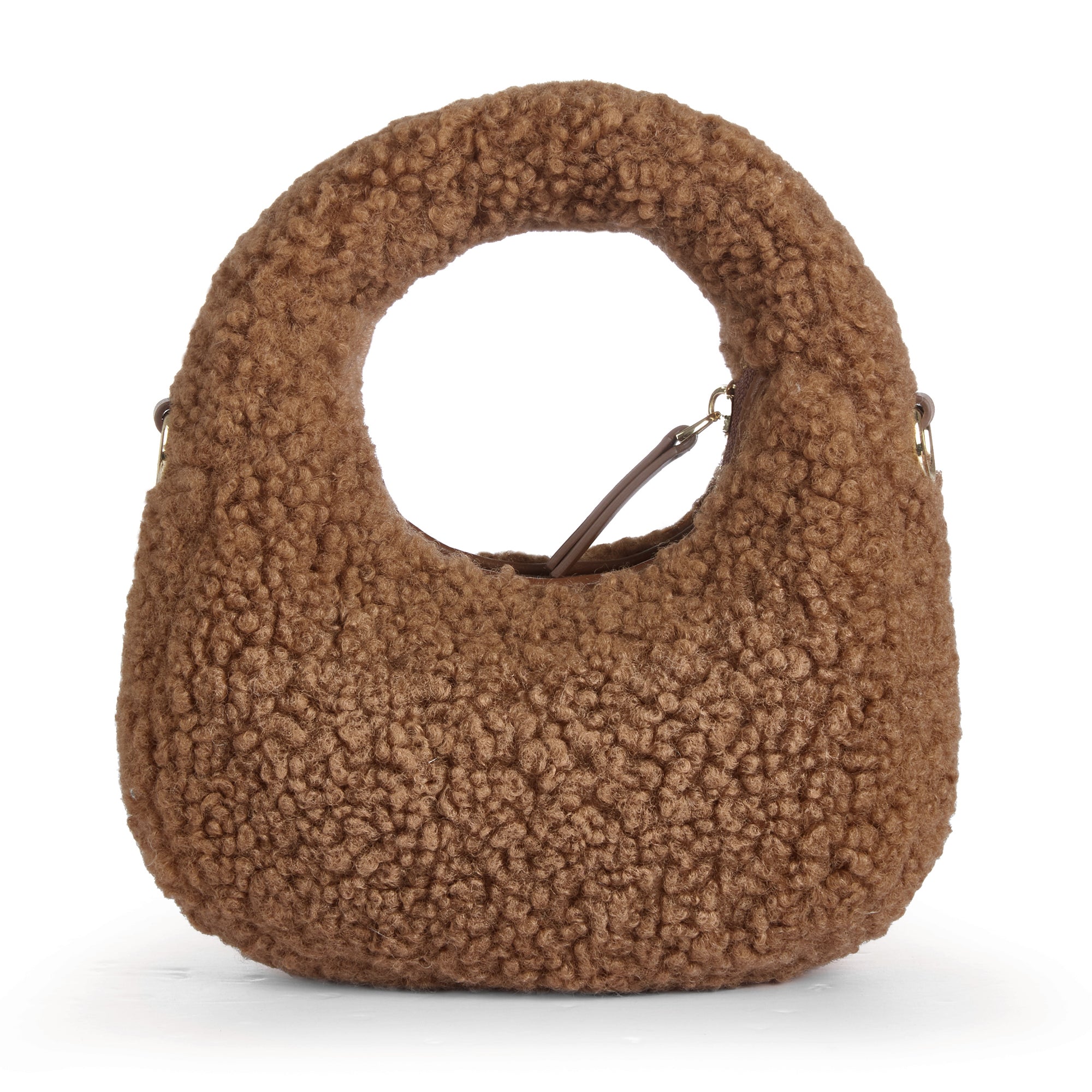 EverUgg Premium Teddy Handbag with soft plush exterior and stylish design, perfect for casual and chic outfits.