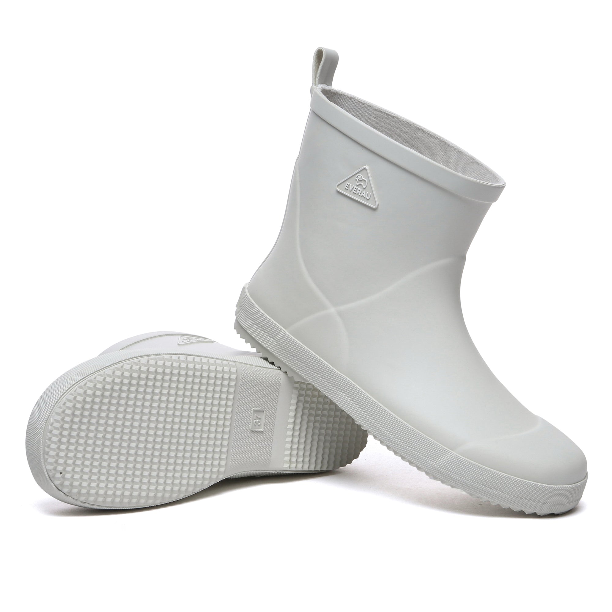 EverUgg waterproof mini rainboots with sturdy soles, perfect for wet weather and muddy conditions.