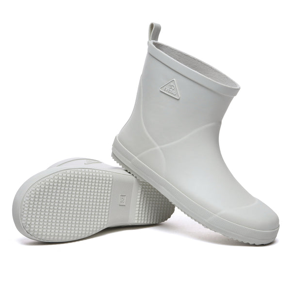 EverUgg waterproof mini rainboots with sturdy soles, perfect for wet weather and muddy conditions.