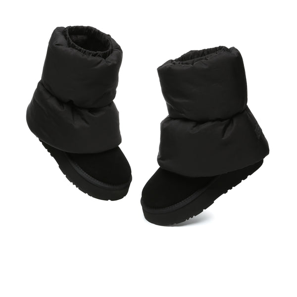 EverUgg Puffy fleece leg warmers socks featuring soft, cozy UGG fleece and comfortable fit for added warmth and style.