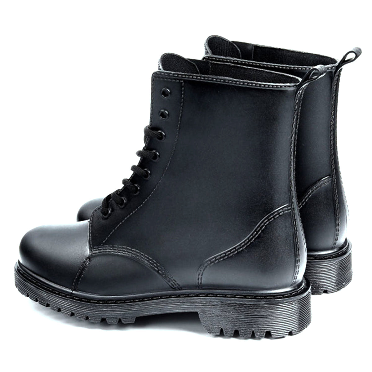 Nomad Black Leather Waterproof Boots