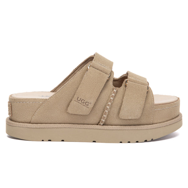 Vent Buckle Strap Platform UGG Sandals