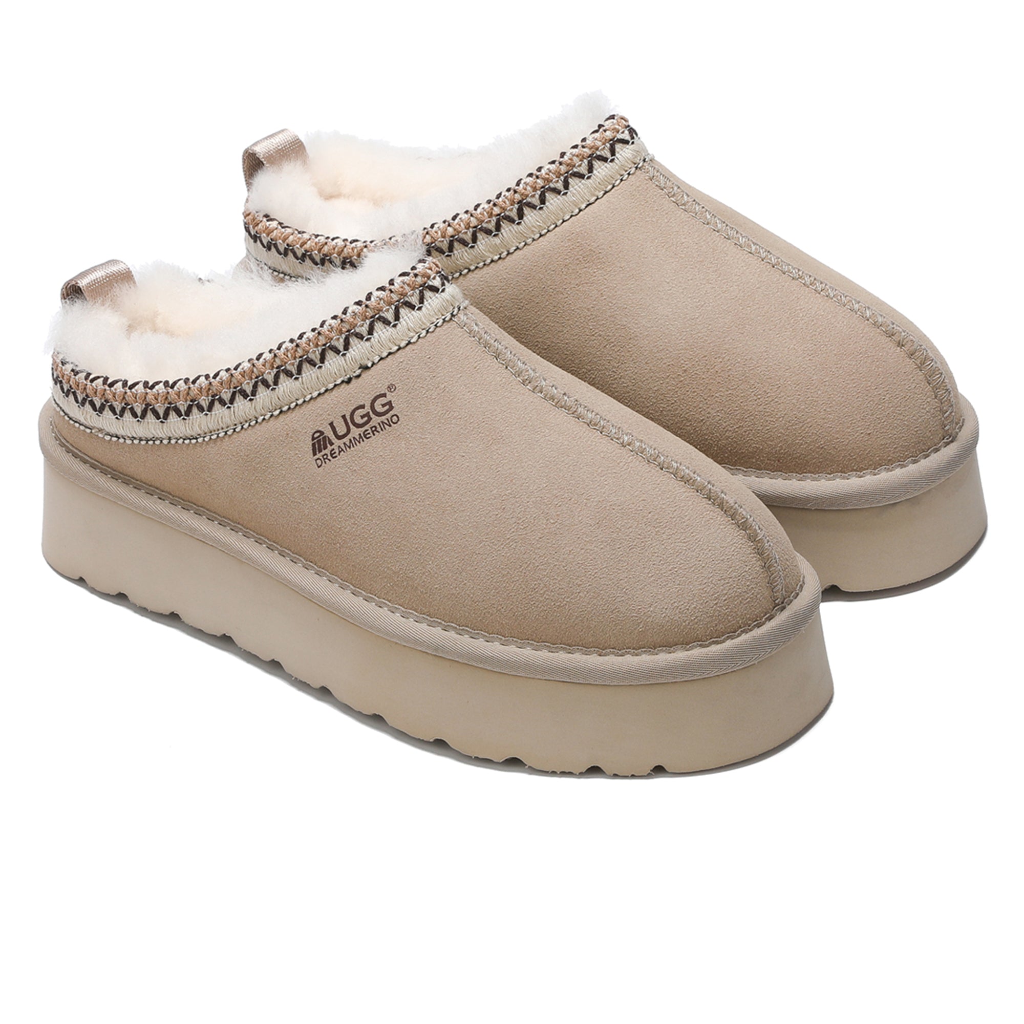 UGG Merino Tassy Platform Slipper