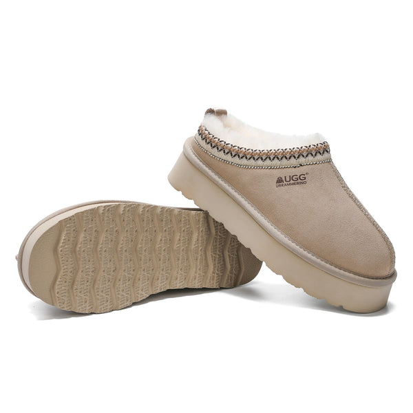 UGG Merino Tassy Platform Slipper