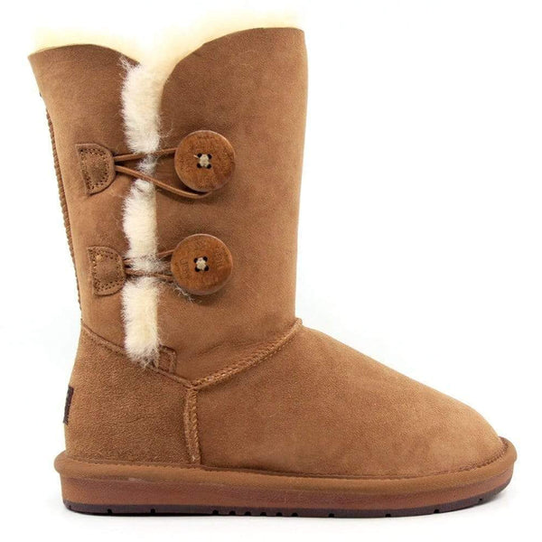 Premium 2-Buttons UGG Boots
