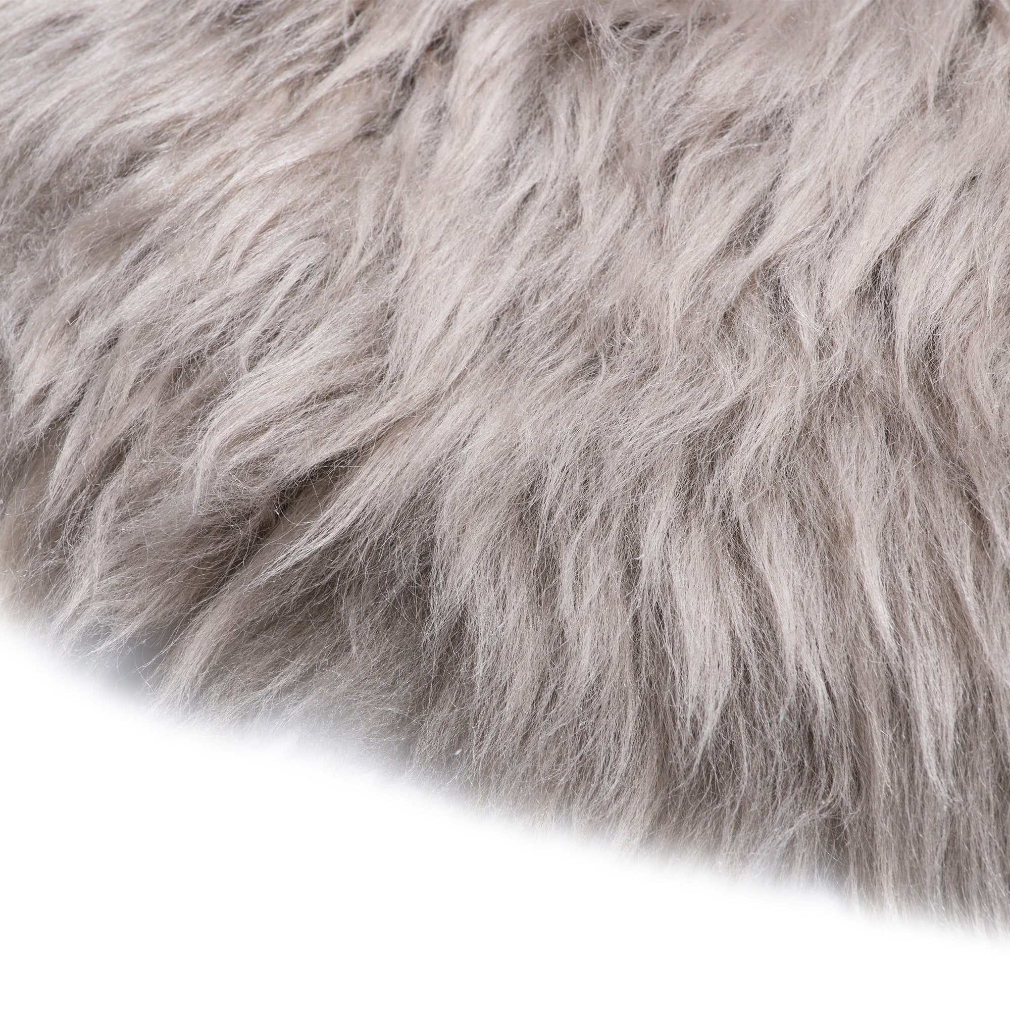 EverUgg single color long wool rug with soft, plush texture and minimalist design, ideal for modern living spaces.