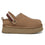 Slingback Knitted UGG Platform Slippers