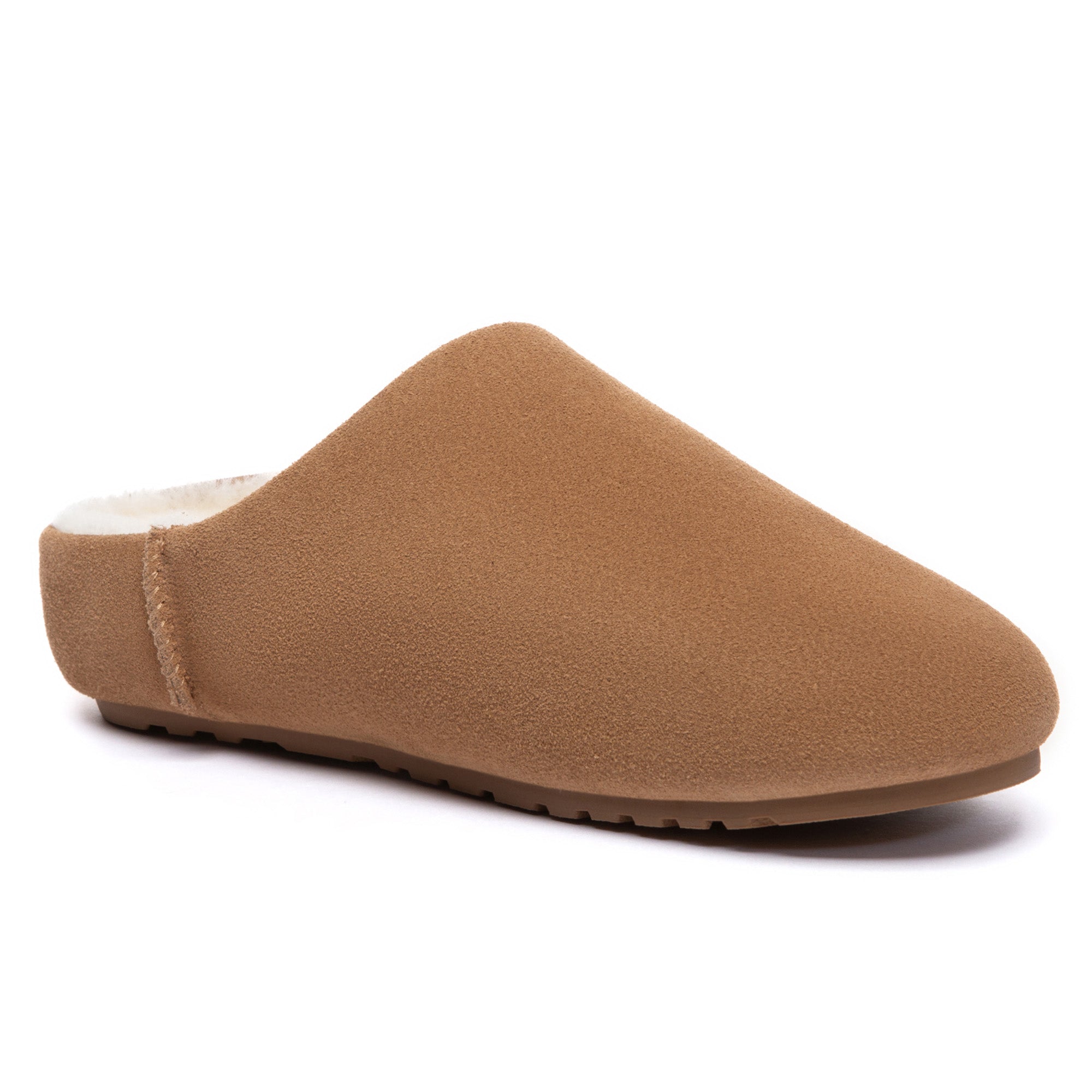EverUgg slip-on mule slippers featuring soft fabric and a comfortable design, perfect for cozy indoor wear.