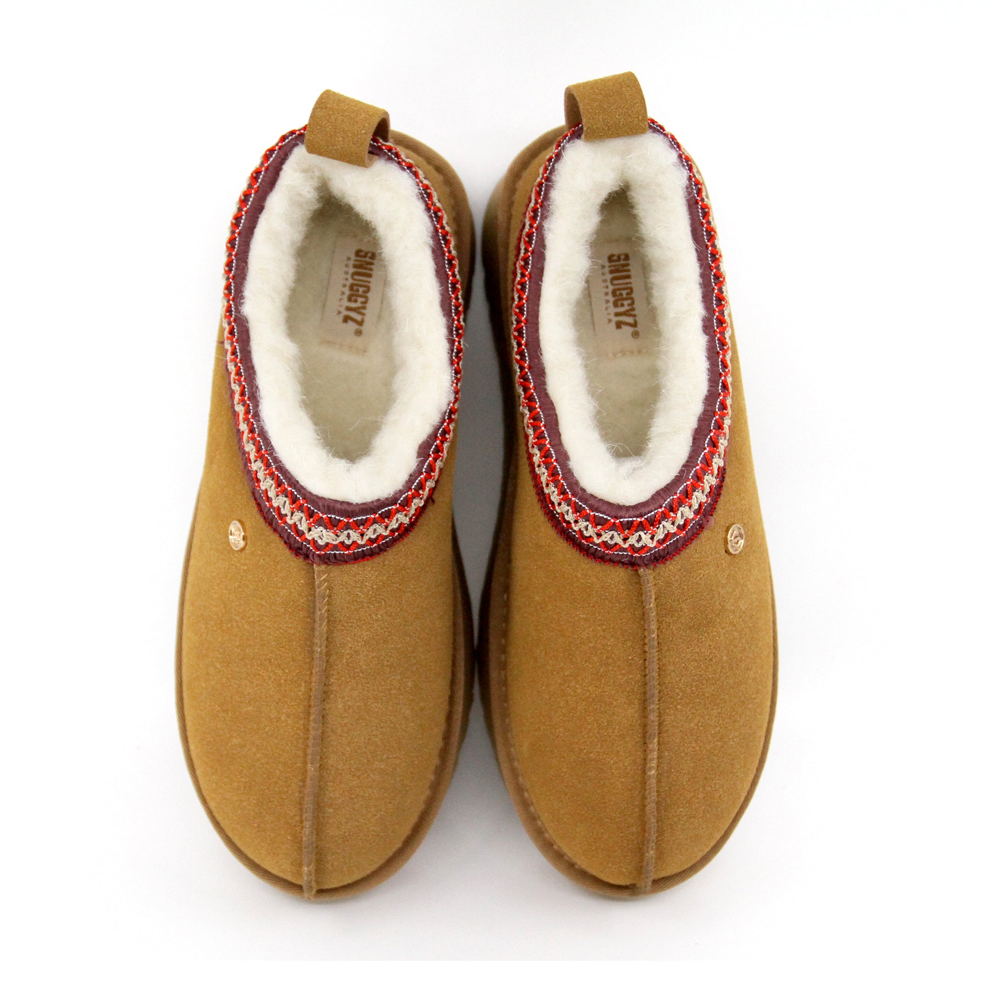 Snuggyz SNUGGYZ® Alpine Platform UGG slippers for women with plush lining and platform heel, showcasing cozy slip-on shoes.