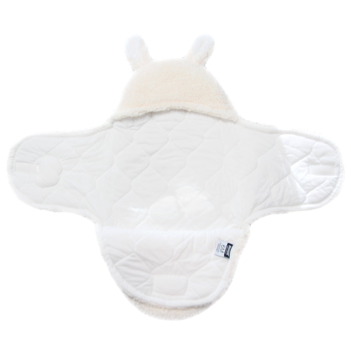 Snuggyz® baby swaddle wrap blanket in soft, cozy fabric, designed for comfortable swaddling of infants.