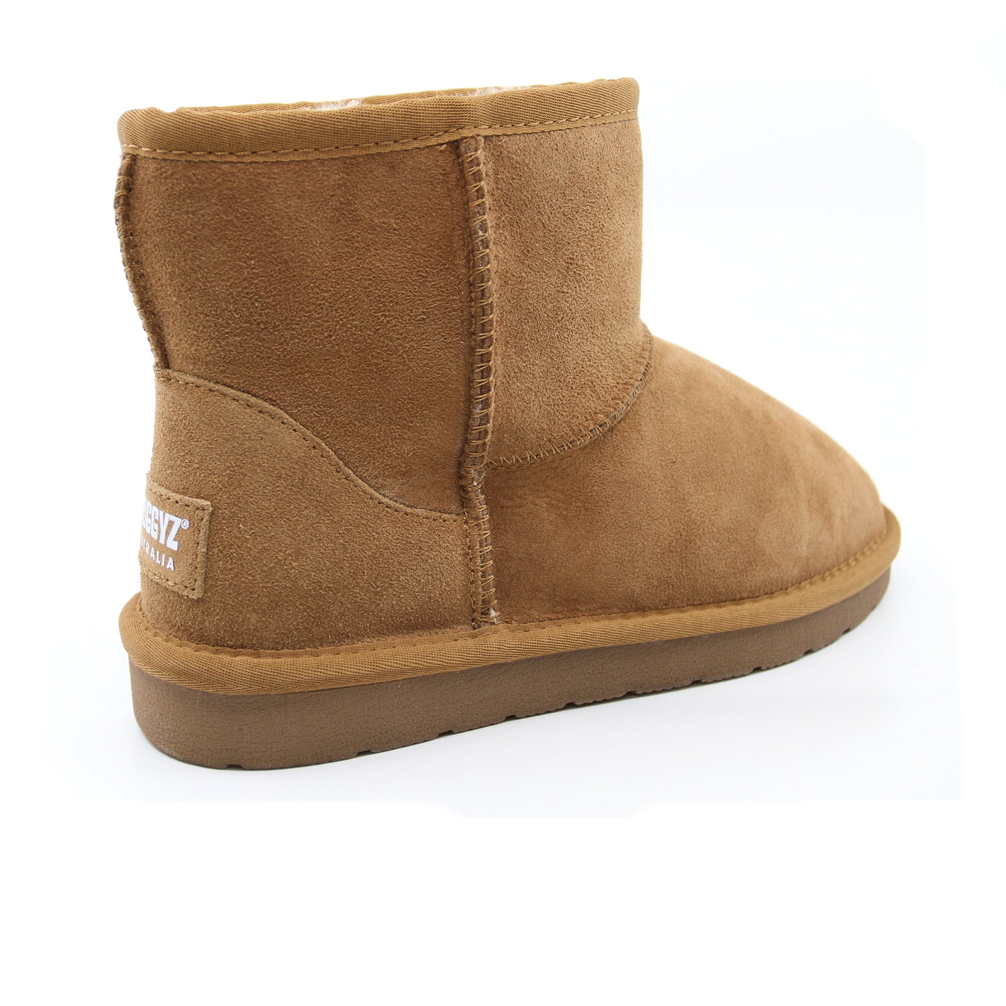 Snuggyz Premium Mini Classic UGG Boots for women, Australian-made sheepskin shoes with soft lining and durable outsole.