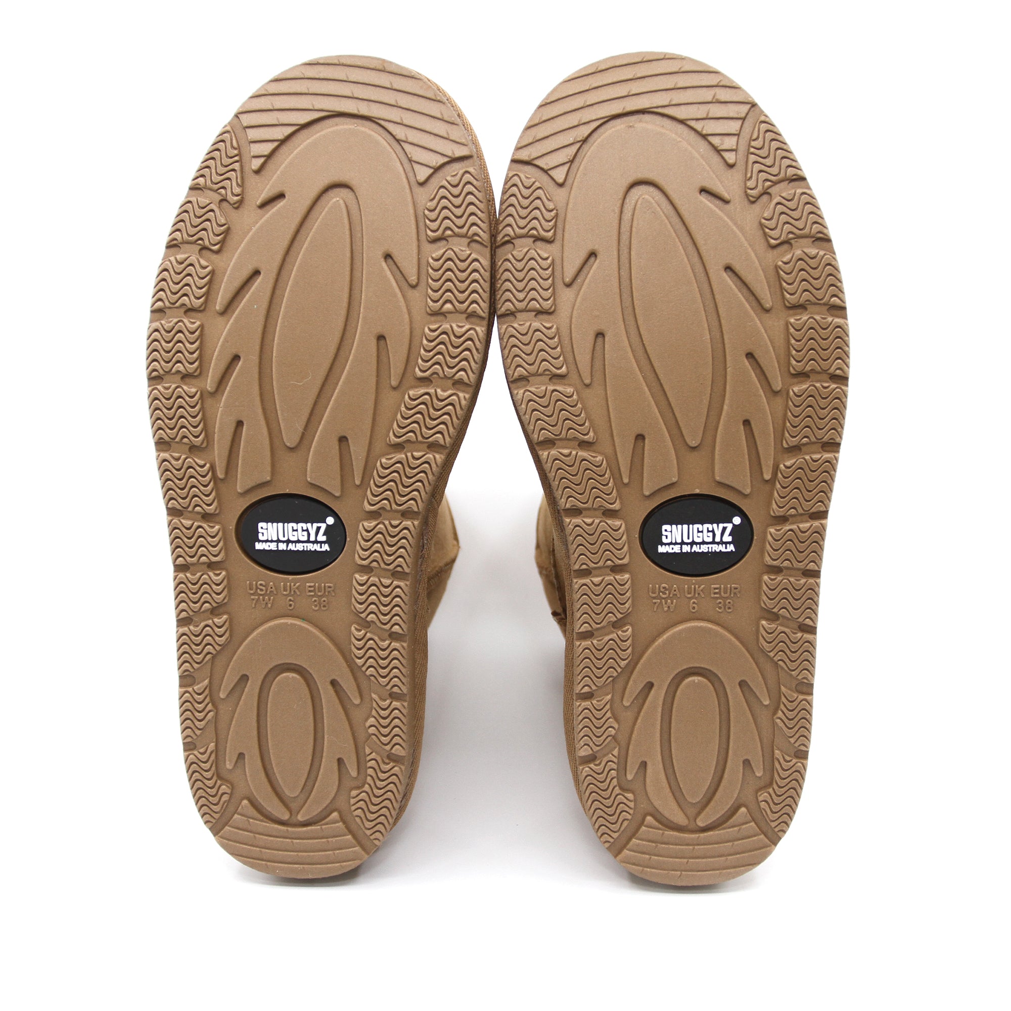 Snuggyz Premium Short Classic UGG Boots for women, Australian-made sheepskin shoes with cozy interior and durable suede exterior.