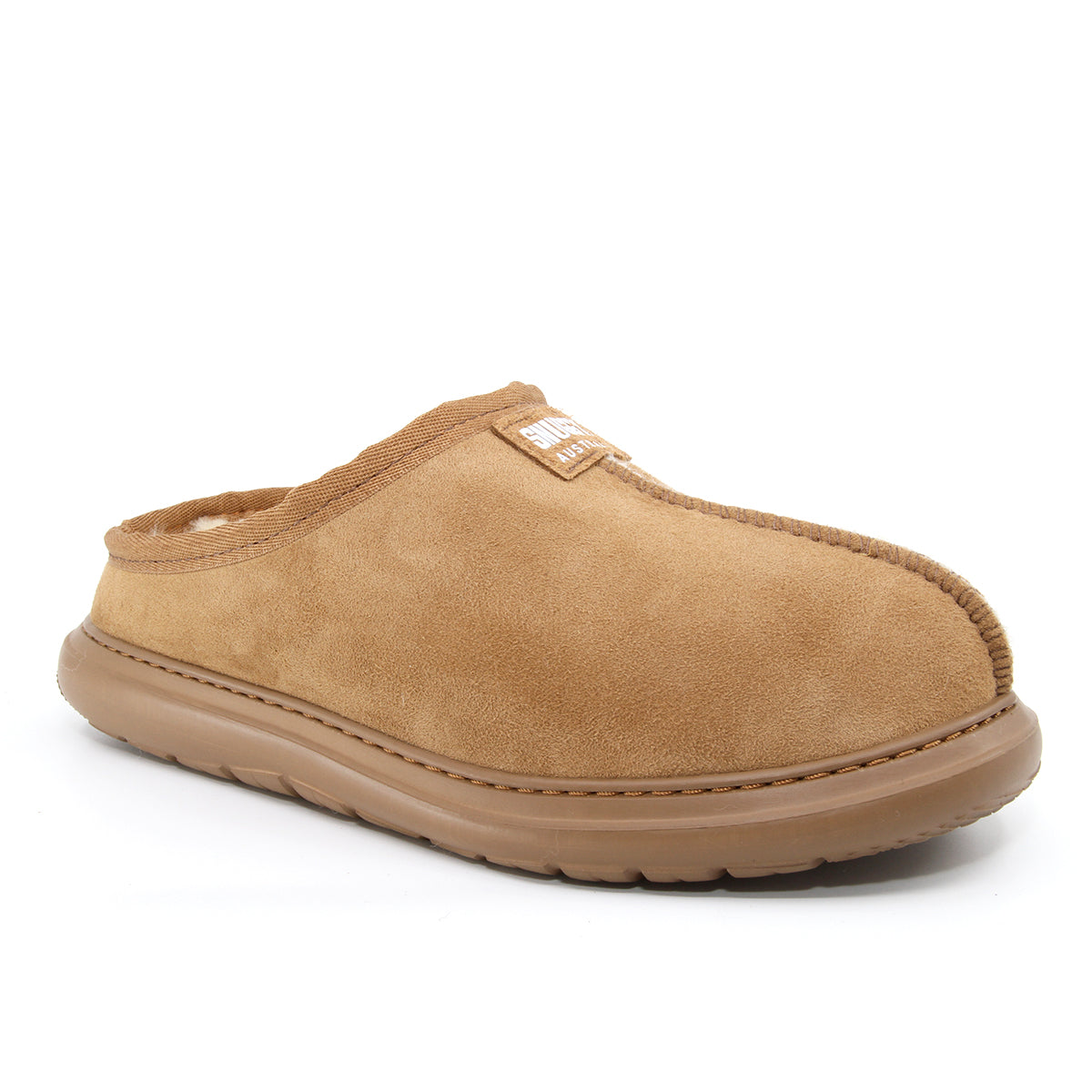 Snuggyz SNUGGYZ® premium UGG Explorer slippers with plush interior and natural Australian-made leather exterior.