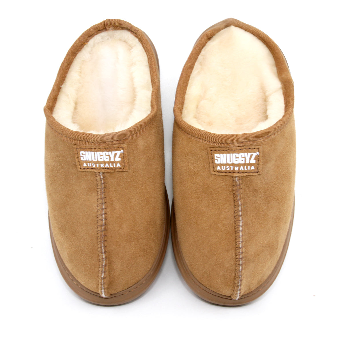 SNUGGYZ® Australian-made UGG Explorer slippers featuring soft sheepskin lining and durable suede exterior.