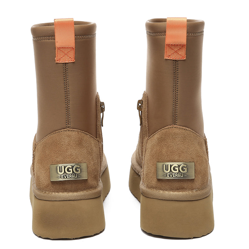 EverUgg Tasman Platform UGG boots for women featuring a stylish design and comfortable sole, perfect for casual wear.