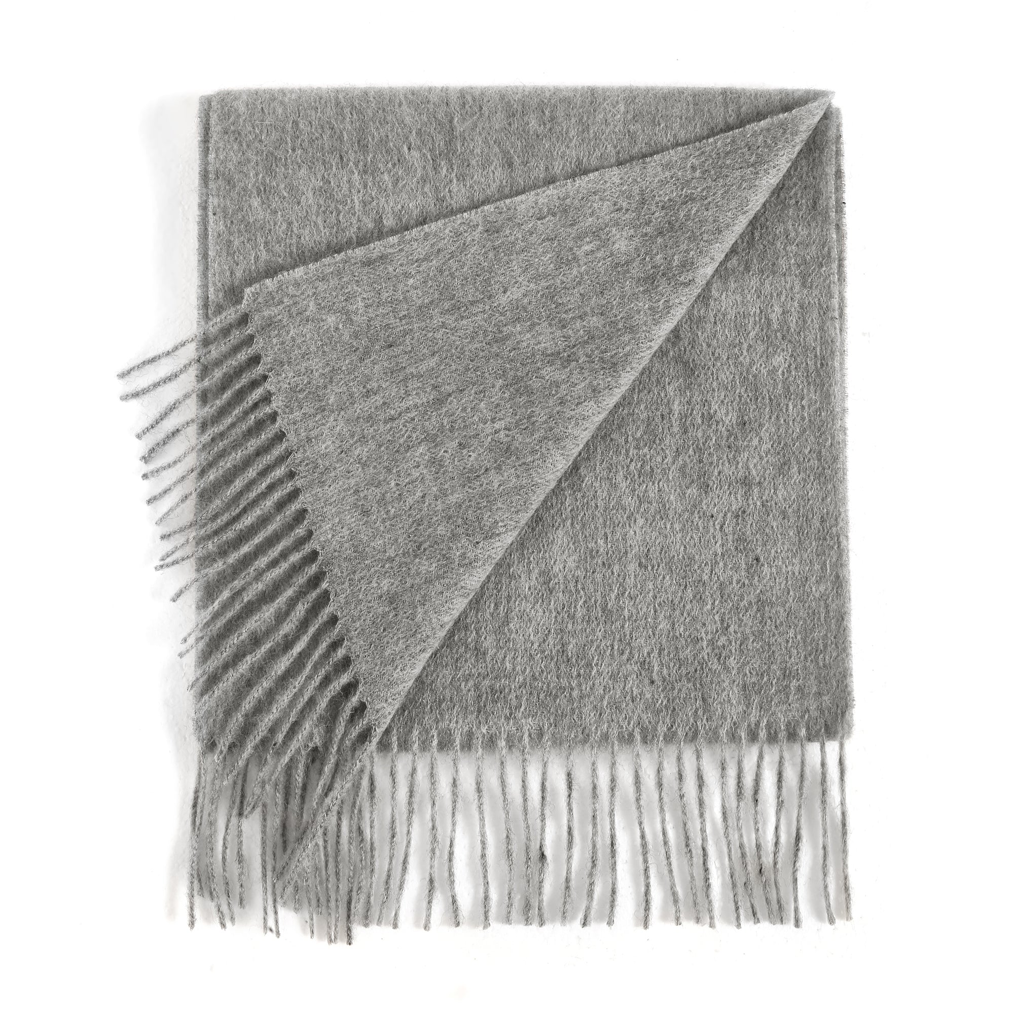 EverUgg Tassel Wool Scarf featuring soft pure wool with tassel details, perfect for stylish warmth and accessorizing outfits.