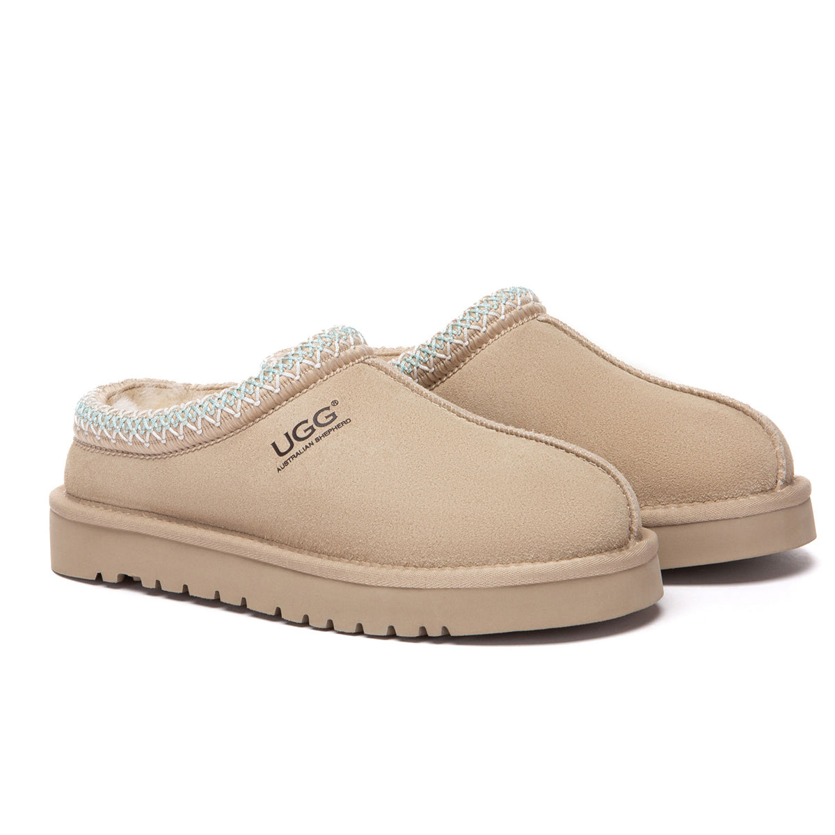 EverUgg Tazman Special Color Mid Platform UGG slippers with cozy design and vibrant color, perfect for comfortable indoor wear.
