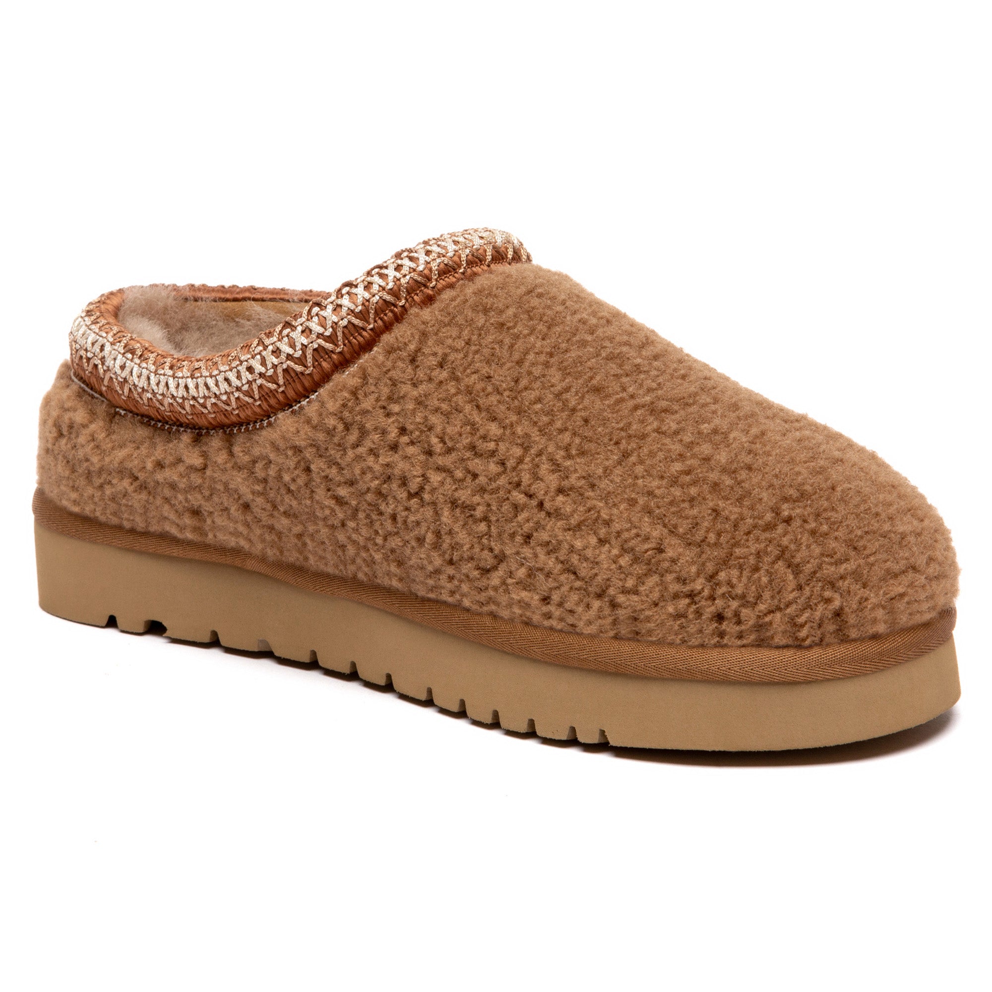 EverUgg Tazzy Furry UGG slippers with plush interior and cozy fur exterior, perfect for indoor comfort.