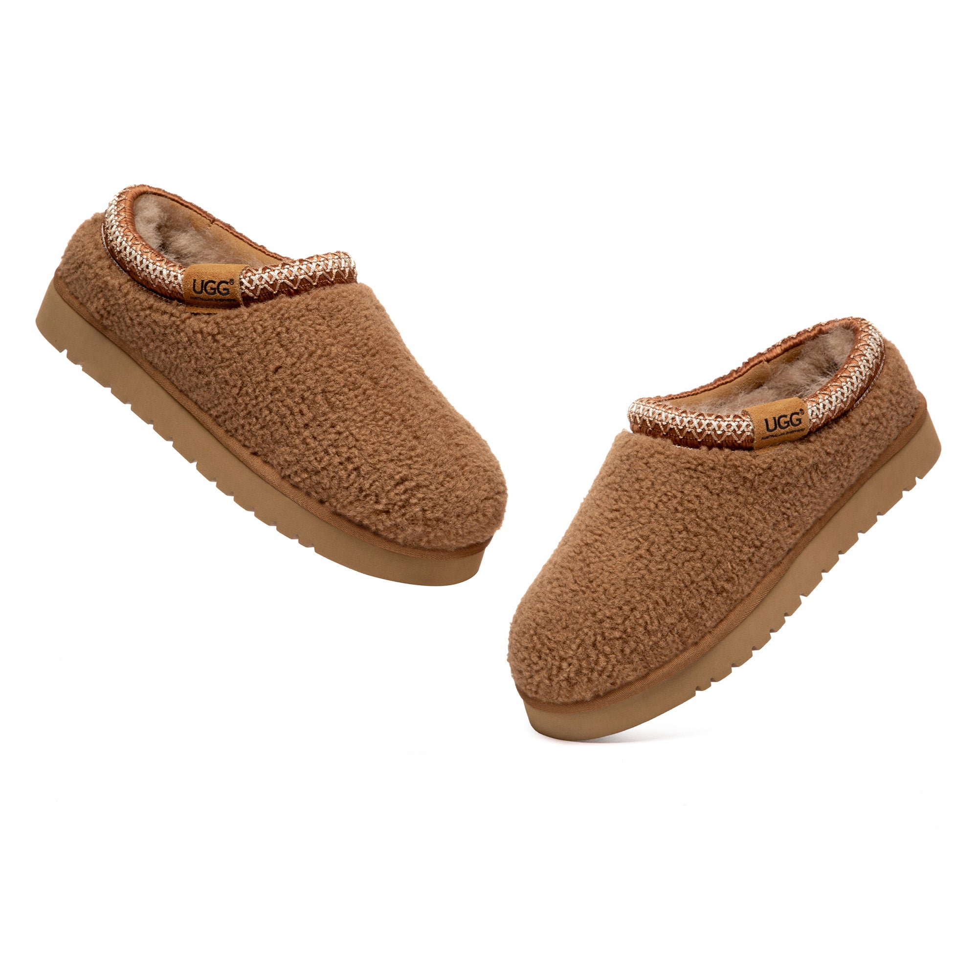 EverUgg Tazzy Furry UGG Slippers with plush interior and cozy fur exterior, designed for comfortable indoor wear.