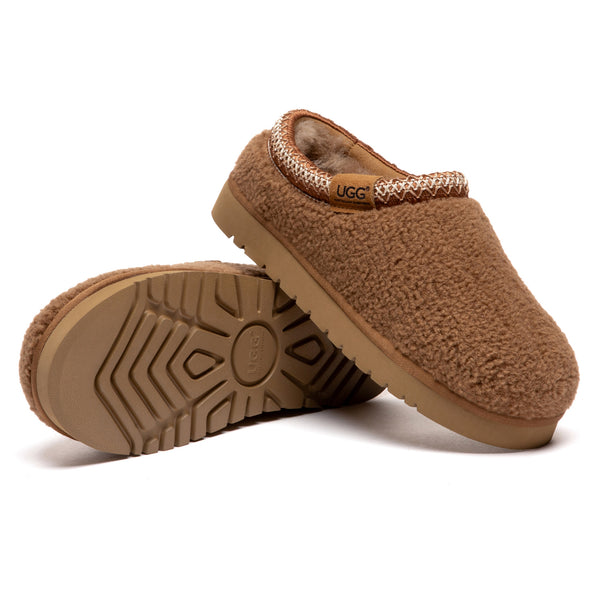EverUgg Tazzy Furry UGG slippers with plush interior and cozy design, perfect for comfortable indoor wear.