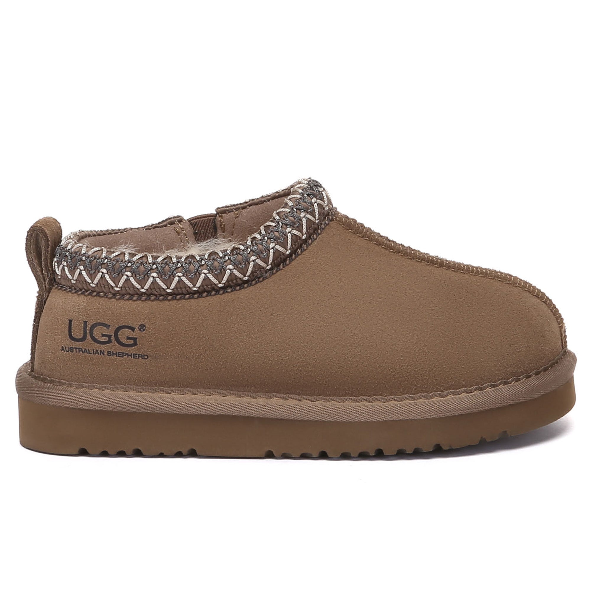 Kids' UGG slippers by EverUgg featuring soft, cozy material and a slip-on design, perfect for comfortable indoor wear.
