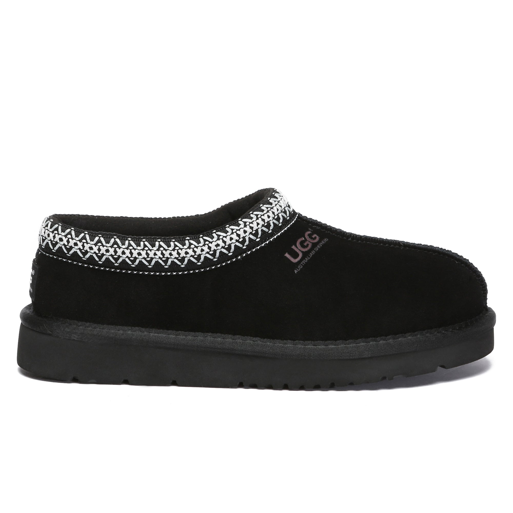 EverUgg Tazzy Stitch slippers featuring cozy UGG-style design with stitching details and plush interior for comfortable wear.
