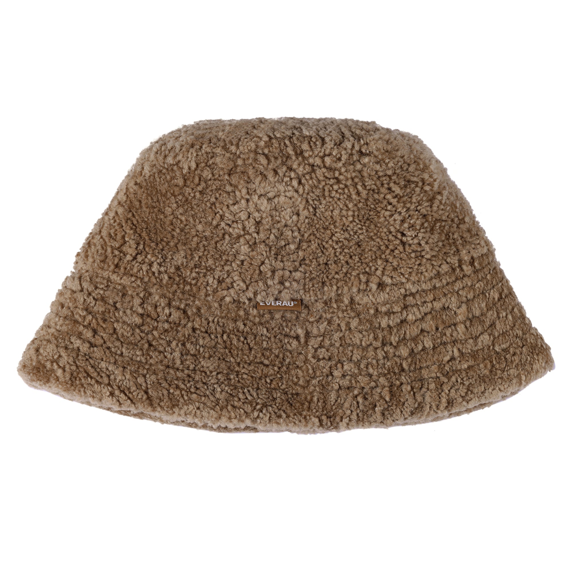 EverUgg Teddy Cloude bucket hat with soft plush fabric and wide brim, stylish accessory for casual and outdoor wear.