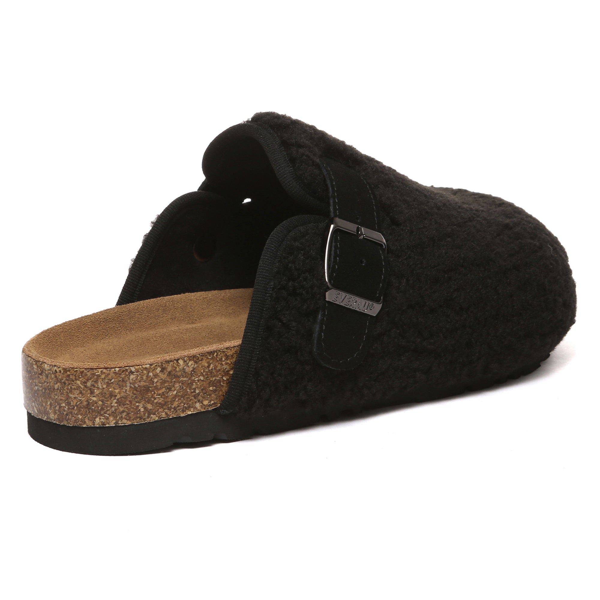 EverUgg Teddycozy Buckle Slippers Greta, cozy women's slippers with buckle detail and plush lining, perfect for indoor wear.