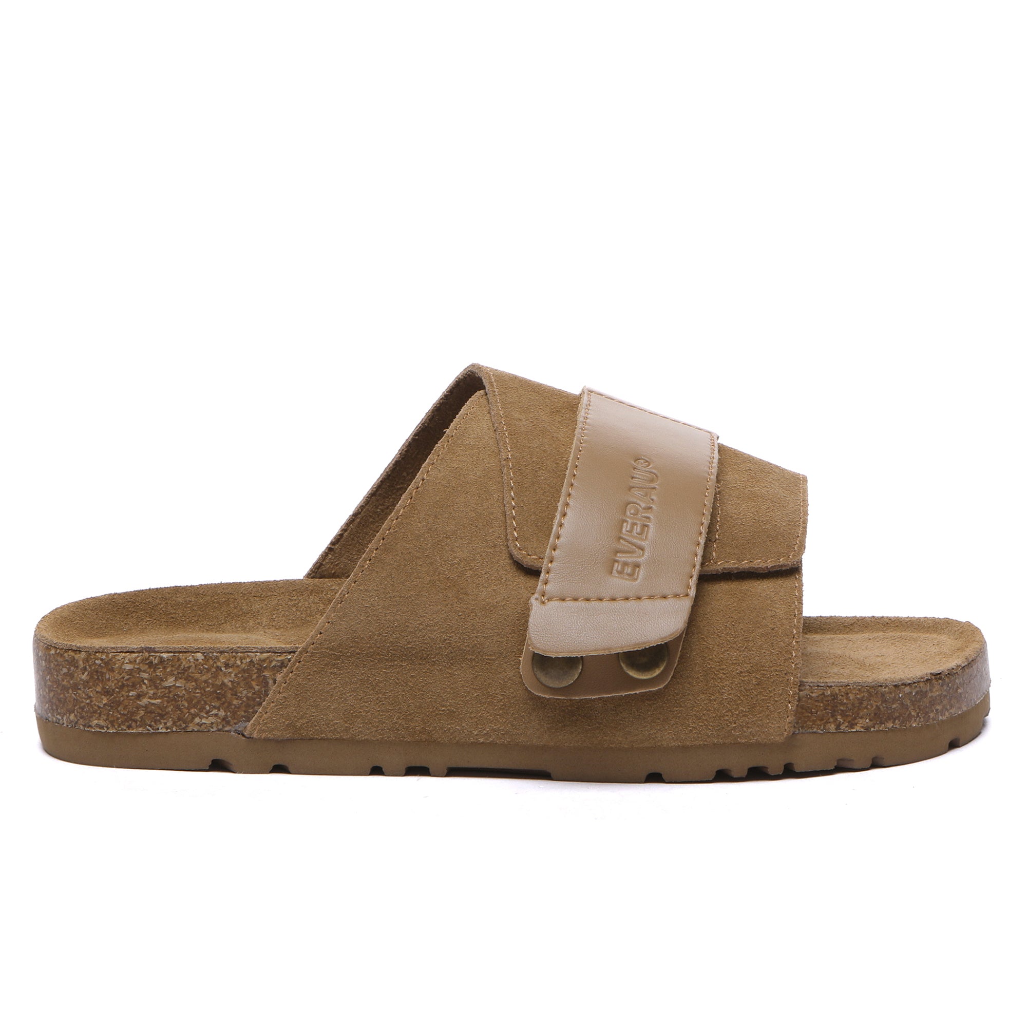 EverUgg Terra adjustable strap slip-on summer sandals with open toe design and cushioned footbed for comfortable wear.