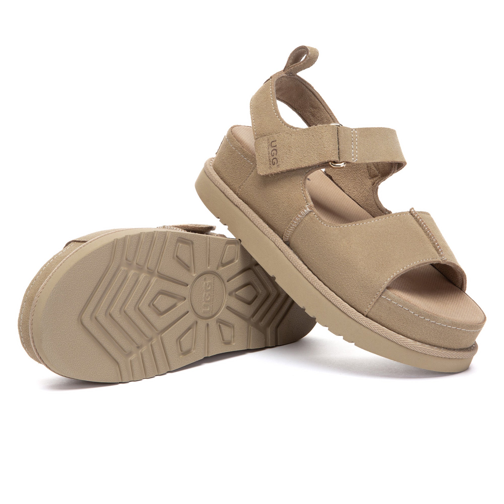 EverUgg Terra Slingback Platform Sandals featuring slip-on slippers with a chunky heel and open toe design.