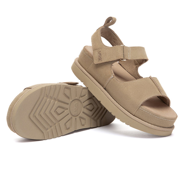 EverUgg Terra Slingback Platform Sandals featuring slip-on slippers with a chunky heel and open toe design.