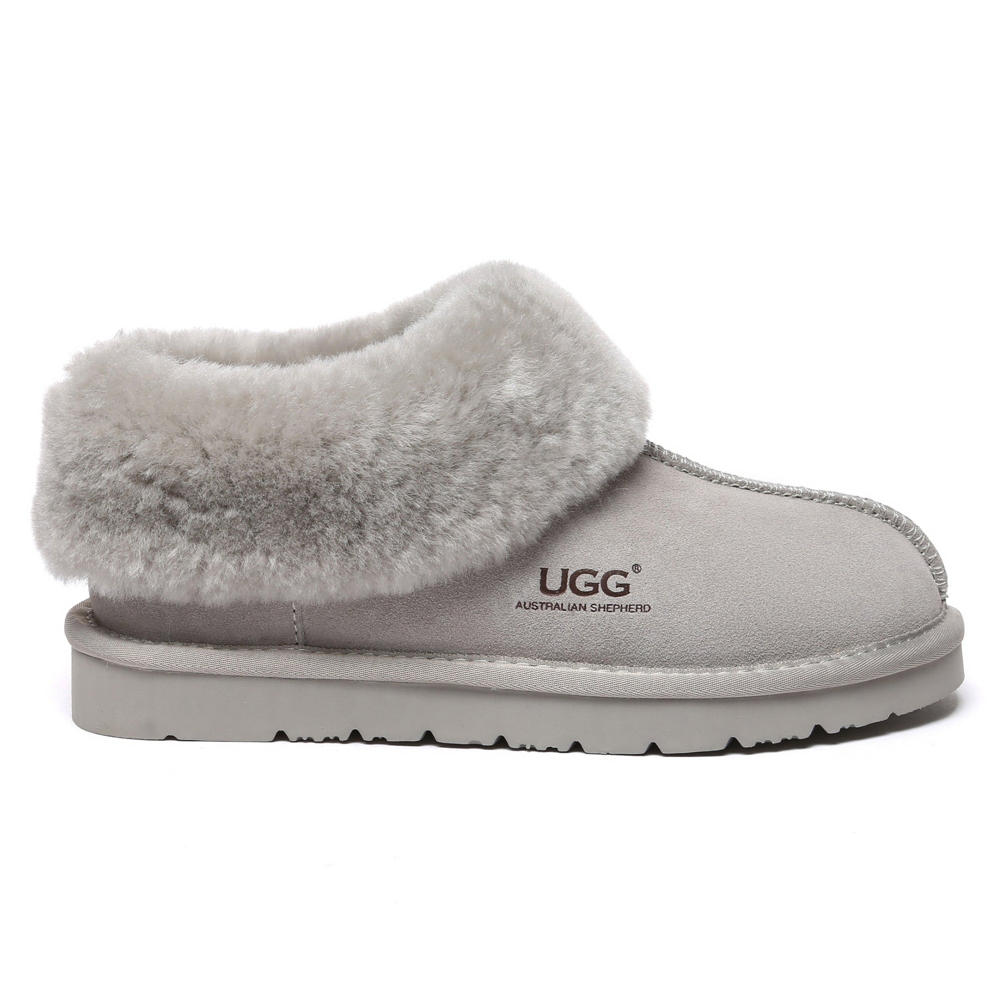 EverUgg UGG ankle slippers in a special color, featuring soft plush material and cozy design perfect for indoor wear.