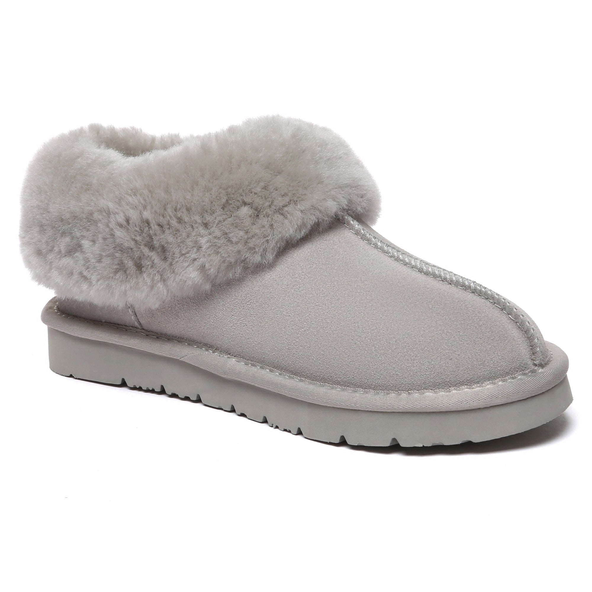 EverUgg UGG ankle slippers in a special color with soft, cozy fabric and a casual slip-on design, perfect for indoor comfort.