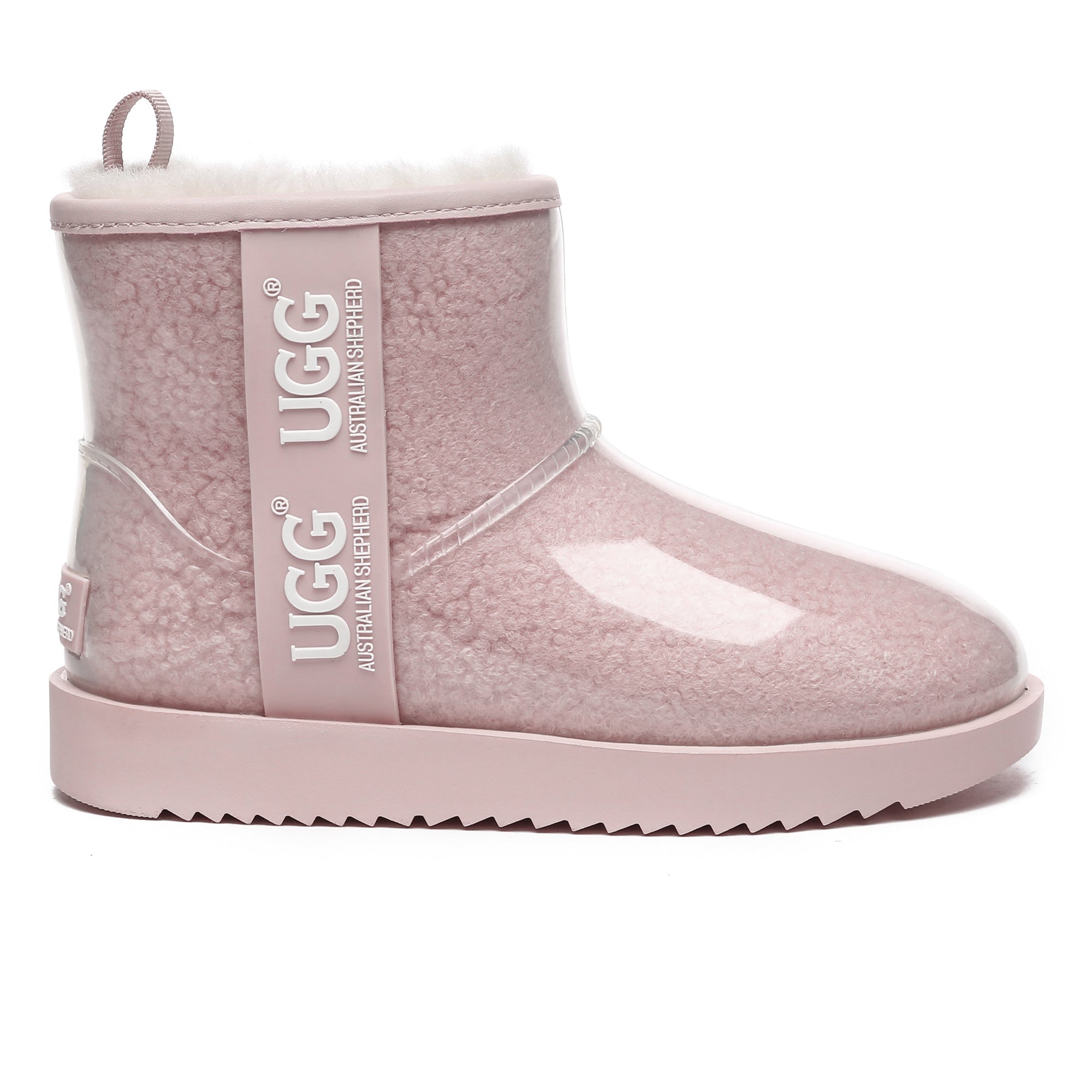 EverUgg coated mini classic rain boots, gumboots with a sleek, waterproof design and durable coating for wet weather.
