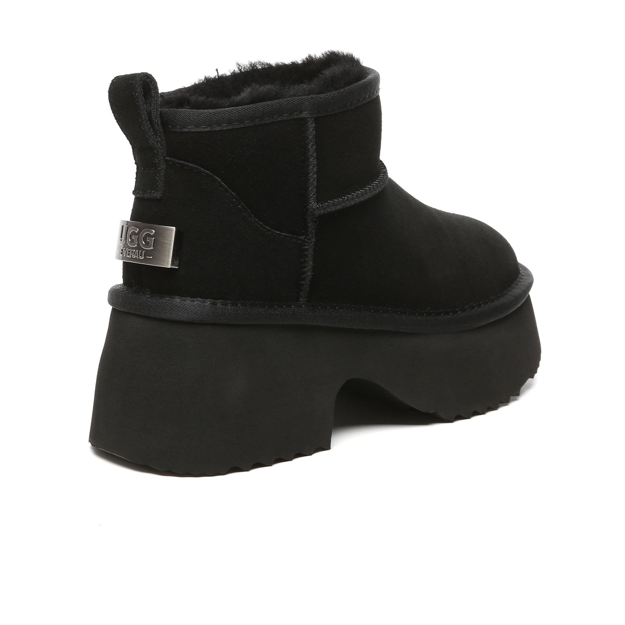 EverUgg UGG heel ultra mini platform boots for women, stylish shoes with a sleek design and mini heel for fashion-forward looks.