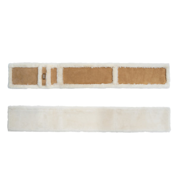EverUgg luxury sheepskin scarf featuring soft, plush sheepskin material and elegant design in a cozy, stylish accessory.
