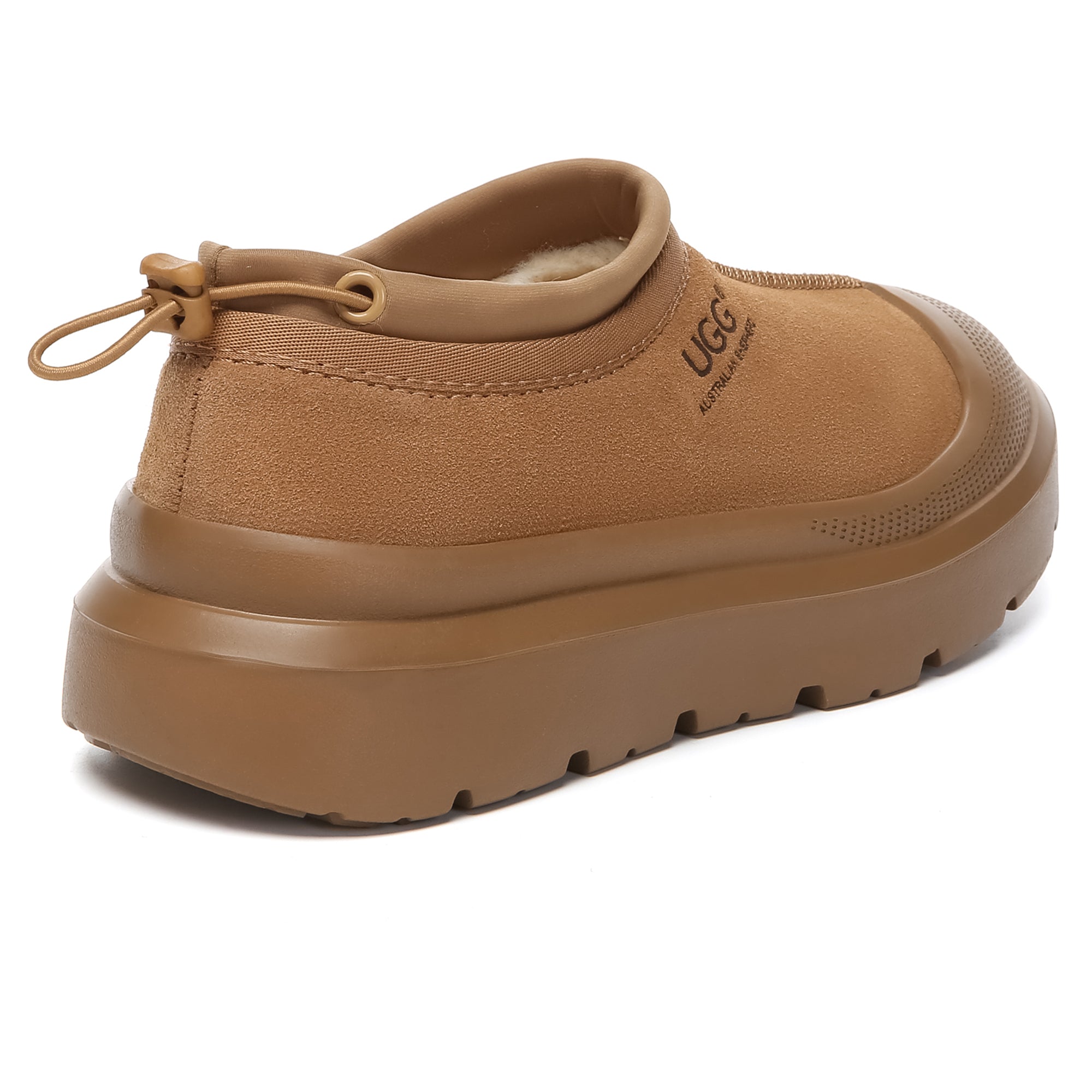 EverUgg women's UGG outdoor adjustable platform slippers with thick soles and cozy upper, suitable for casual outdoor wear.