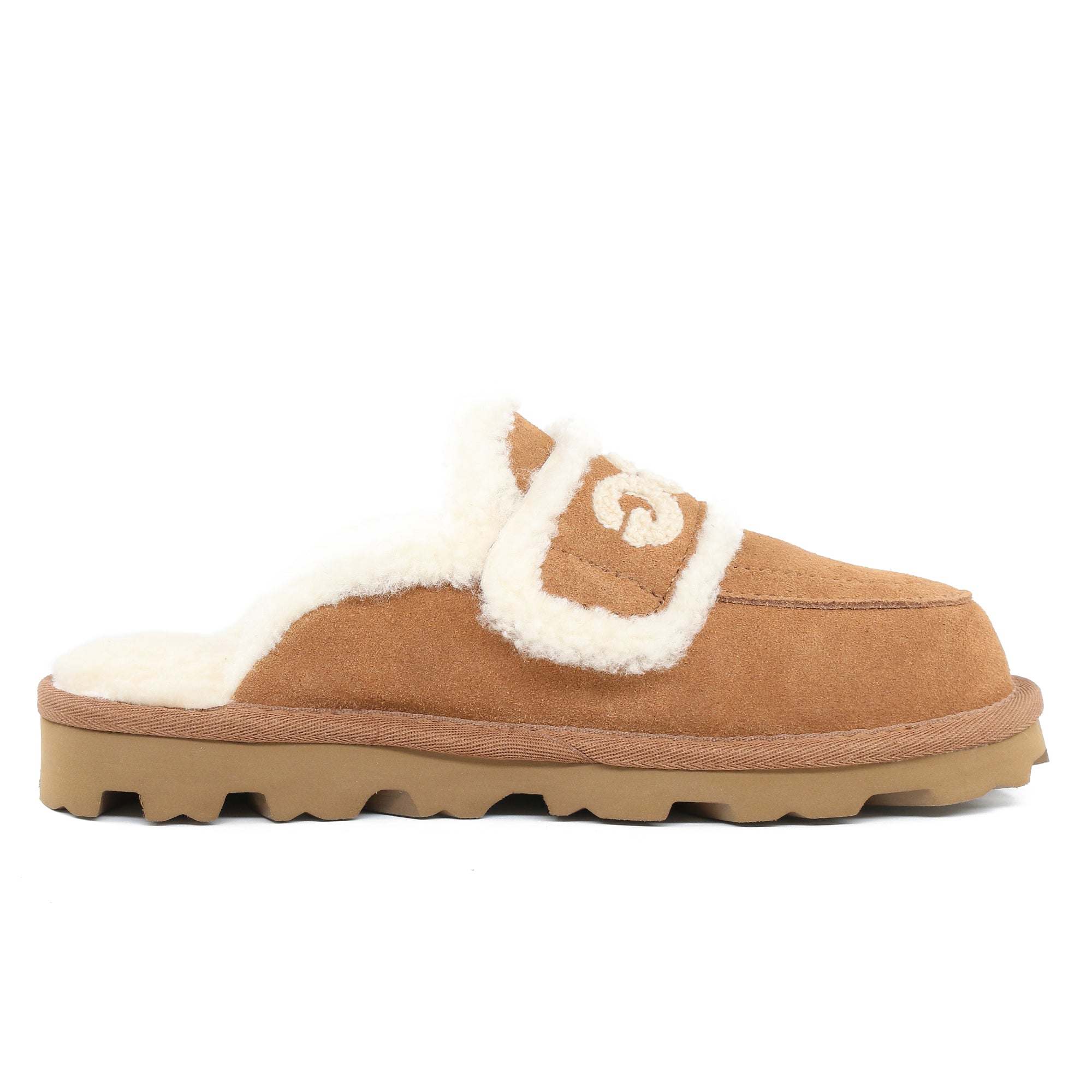 Auzland UGG shearling comfort sole slippers for women, featuring plush shearling lining and slip-on style for cozy indoor wear.