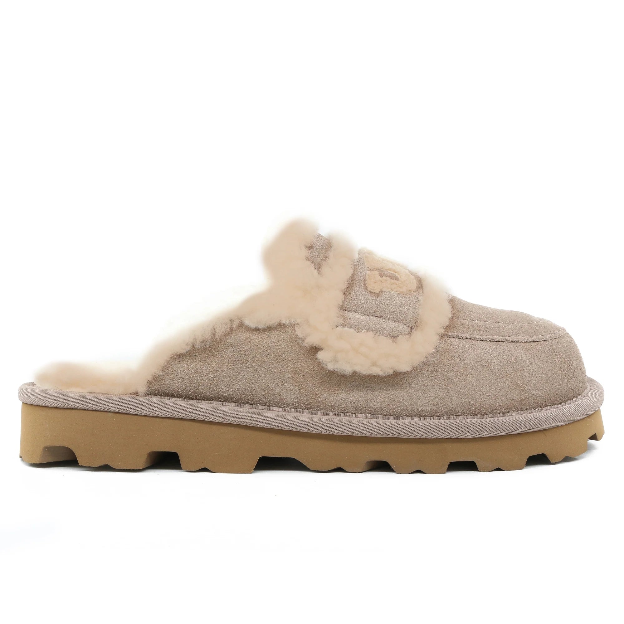Auzland UGG shearling comfort sole slippers for women, showcasing soft shearling lining and cozy slip-on design.