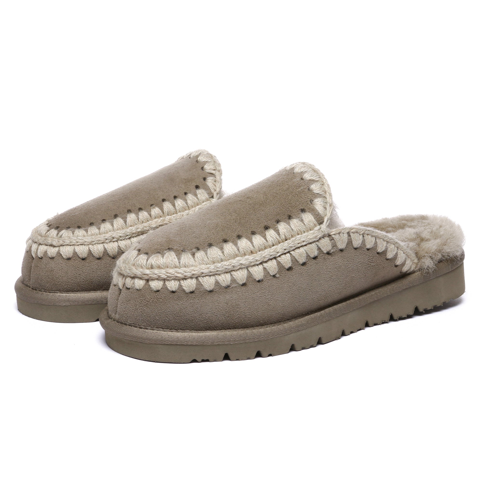 EverUgg UGG Sophie crocheted slippers for women, featuring a cozy, handcrafted summer shoe design with woven details.