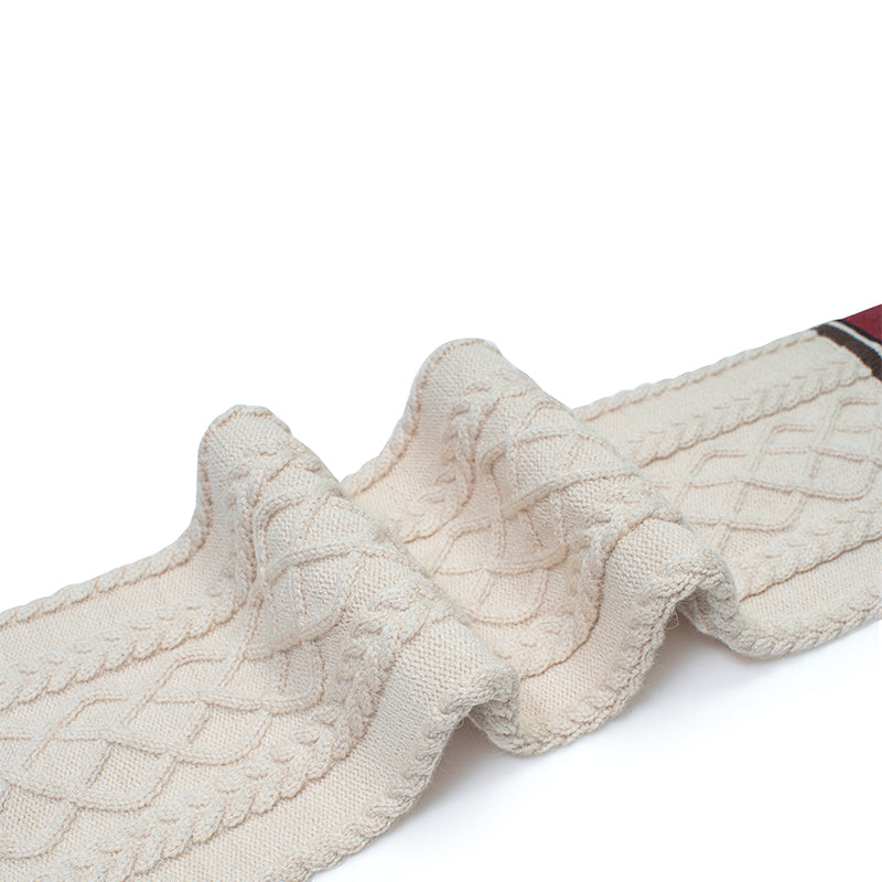 EverUgg stretchy leg warmer socks with ribbed texture, designed for comfort and warmth, shown in a close-up image.